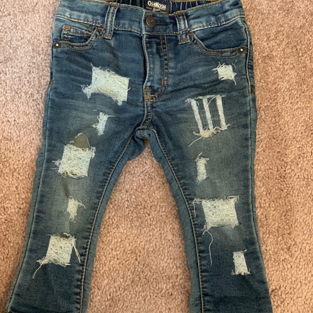 BRAND NEW! Custom distressed baby jeans!
